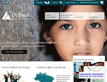Tablet Screenshot of juniorachievement.org.br